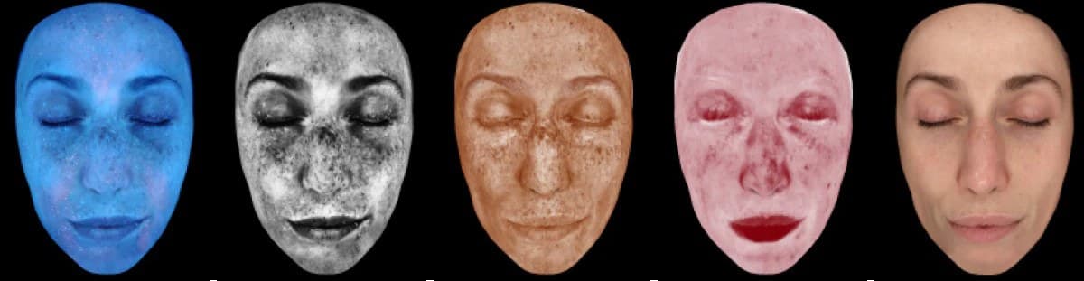 Huidanalyse met de EVE M: de huid in verschillende lagen en lichtbronnen in beeld